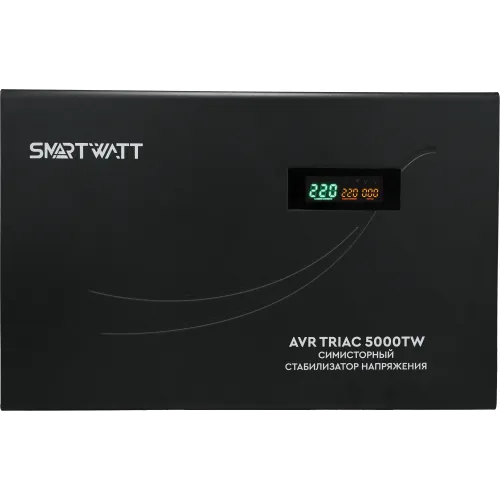 Стабилизатор напряжения Smartwatt AVR Triac 5000TW 5000ВА черный