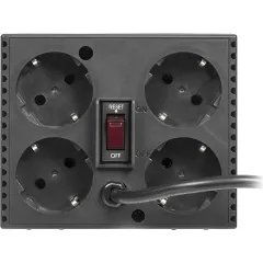 Стабилизатор напряжения Powercom TCA-1200 600Вт 1200ВА черный