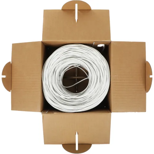 Кабель информационный ITK Generica BC1-C5E04-128-305-G кат.5E UTP 4 пары 24AWG LSZH внутренний 305м белый