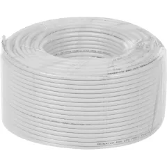 Кабель коаксиальный ITK CC1-R6F1-111-100-G RG-6 FTP 75Om PVC внутренний 100м белый