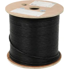 Кабель информационный ITK LC3-C5E04-139 кат.5E UTP 4 пары 24AWG LDPE внешний 305м черный