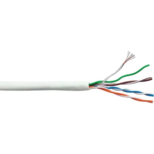 Кабель информационный Lanmaster LAN-5EUTP-PT-LSZH-WH кат.5E UTP 4 пары 24AWG LSZH внутренний 305м белый