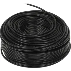 Кабель коаксиальный Hyperline COAX-RG6-100 RG-6 FTP PVC внутренний 100м черный