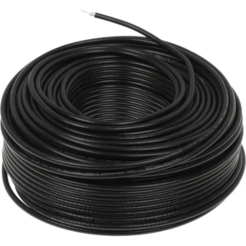 Кабель коаксиальный Hyperline COAX-RG6-100 RG-6 FTP PVC внутренний 100м черный