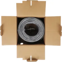 Кабель информационный PROconnect 01-0052 кат.5E UTP 4 пары 24AWG PVC внутренний 305м серый