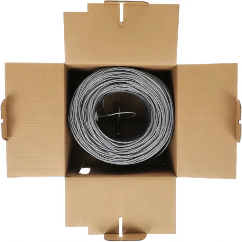 Кабель информационный PROconnect 01-0052 кат.5E UTP 4 пары 24AWG PVC внутренний 305м серый