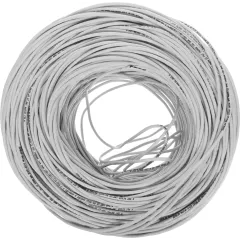 Кабель сетевой информационный Suprlan Median 01-0334-9 кат.5E UTP 4 пары 24AWG PVC внутренний 305м серый