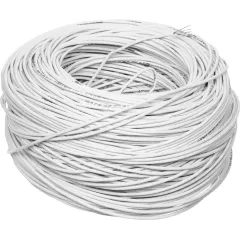 Кабель сетевой информационный Suprlan Median 01-0334-9 кат.5E UTP 4 пары 24AWG PVC внутренний 305м серый