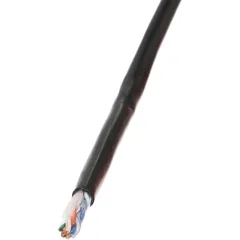 Кабель информационный Rexant 01-0045 кат.5E UTP 4 пары 24AWG PE внешний 305м черный