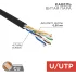 Кабель информационный Rexant 01-0045 кат.5E UTP 4 пары 24AWG PE внешний 305м черный