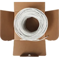 Кабель сетевой информационный Suprlan 01-0332-1 кат.5E UTP 4 пары 24AWG PVC внутренний 100м серый