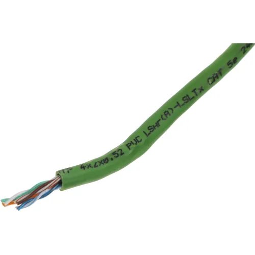 Кабель информационный Rexant 01-0061-R кат.5E UTP 4 пары 24AWG нг(А)-LSLTx внутренний 305м зеленый