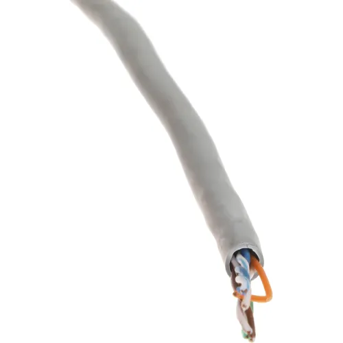 Кабель информационный Hyperline UUTP4R-C5E-S24-IN-LSZH-GY-305 кат.5E UTP 4 пары 24AWG LSZH внутренний 305м серый
