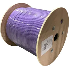 Кабель информационный Lanmaster TWT-5EFTP-NGLS кат.5E FTP 4 пары 24AWG нг(А)-LS внутренний 305м фиолетовый