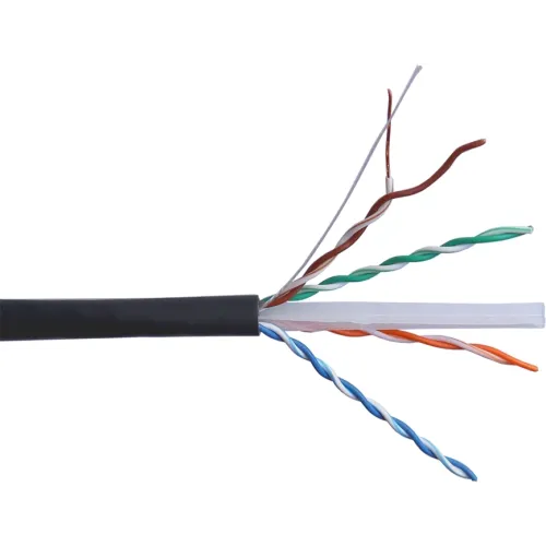 Кабель информационный Lanmaster TWT-6UTP-UNV кат.6 UTP 4 пары 23AWG LSZH универсальный 305м черный