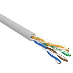 Кабель информационный Rexant PRO 02-0004 кат.5E UTP 4 пары 24AWG нг(А)-HF внутренний 305м серый