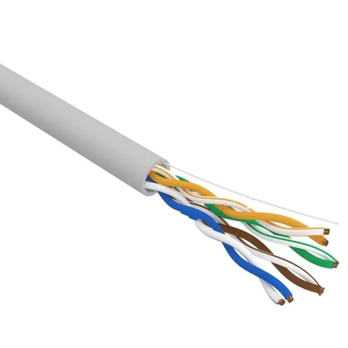 Кабель информационный Rexant PRO 02-0004 кат.5E UTP 4 пары 24AWG нг(А)-HF внутренний 305м серый