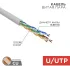 Кабель информационный Rexant 01-0043-50 кат.5E UTP 4 пары 24AWG PVC внутренний 50м серый