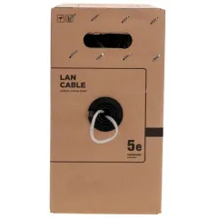 Кабель информационный Rexant 01-0041-R кат.5E U/UTP 4 пары 24AWG PVC внутренний 305м серый