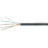 Кабель информационный Cabeus UTP-4P-Cat.5e-SOLID-OUT-PE-UV кат.5E U/UTP 4 пары PE внешний 305м черный