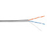 Кабель информационный Lanmaster NM-UTP5E2PR-CU кат.5E UTP 2 пары PVC внутренний 305м серый