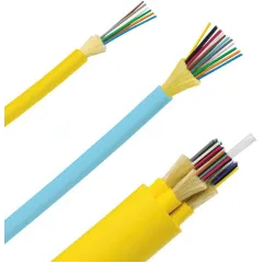 Кабель распределительный Panduit FADC912-37 12x 9/125 OS1/OS2 внутренний LSZH 1м желтый (A)