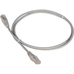 Патч-корд Lanmaster TWT-45-45-15-GY UTP RJ-45 вил.-вилка RJ-45 кат.5E 15м серый ПВХ (уп.:1шт)