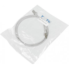 Патч-корд Lanmaster TWT-45-45-1.0/S-GY FTP RJ-45 вил.-вилка RJ-45 кат.5E 1м серый ПВХ (уп.:1шт)
