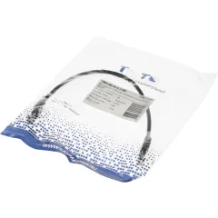 Патч-корд Lanmaster TWT-45-45-0.3-BK UTP RJ-45 вил.-вилка RJ-45 кат.5E 0.3м черный ПВХ (уп.:1шт)