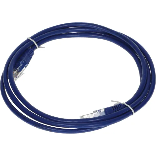 Патч-корд Lanmaster TWT-45-45-1.5-BL UTP RJ-45 вил.-вилка RJ-45 кат.5E 1.5м синий ПВХ (уп.:1шт)