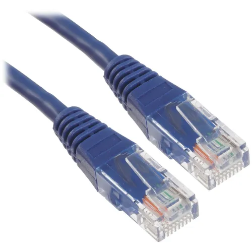 Патч-корд Lanmaster TWT-45-45-2.0-BL UTP RJ-45 вил.-вилка RJ-45 кат.5E 2м синий ПВХ (уп.:1шт)