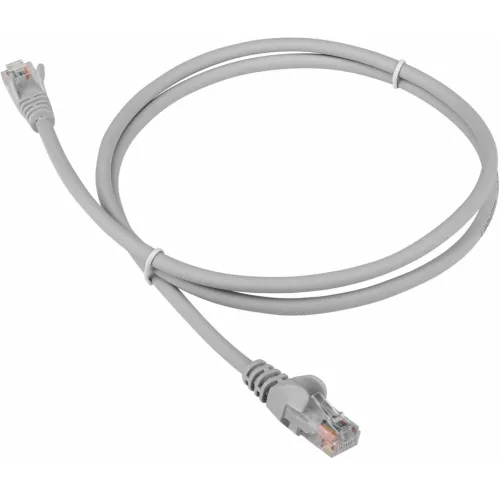 Патч-корд Lanmaster LAN-PC45/U5E-15-GY UTP RJ-45 вил.-вилка RJ-45 кат.5E 15м серый LSZH