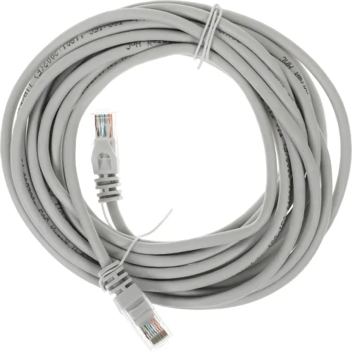 Патч-корд ITK PC01-C5EU-5M-G UTP RJ-45 вил.-вилка RJ-45 кат.5E 5м серый ПВХ (уп.:1шт)