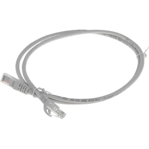 Патч-корд ITK PC01-C5EU-1M UTP RJ-45 вил.-вилка RJ-45 кат.5E 1м серый ПВХ (уп.:1шт)