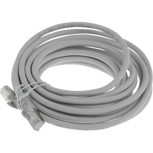 Патч-корд Lanmaster LAN-PC45/S6-5.0-GY FTP RJ-45 вил.-вилка RJ-45 кат.6 5м серый LSZH (уп.:1шт)