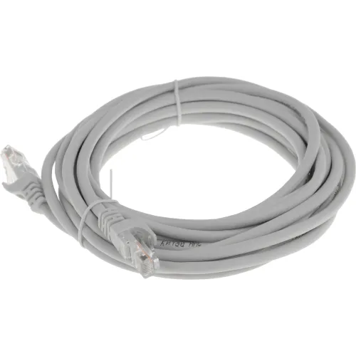 Патч-корд ITK PC01-C5EU-5M UTP RJ-45 вил.-вилка RJ-45 кат.5E 5м серый ПВХ (уп.:1шт)