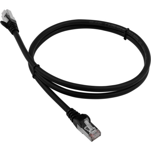 Патч-корд Lanmaster LAN-PC45/S6-15-BK FTP RJ-45 вил.-вилка RJ-45 кат.6 15м черный LSZH (уп.:1шт)