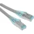 Патч-корд Hyperline PC-LPM-STP-RJ45-RJ45-C6-5M-LSZH-GY U/FTP RJ-45 вил.-вилка RJ-45 кат.6 5м серый LSZH 26AWG