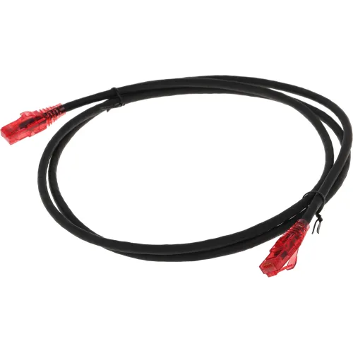 Патч-корд Hyperline PC-LPM-UTP-RJ45-RJ45-C5e-1.5M-LSZH-BK UTP RJ-45 вил.-вилка RJ-45 кат.5E 1.5м черный LSZH 24AWG