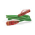 Патч-корд Hyperline PC-LPM-UTP-RJ45-RJ45-C5e-1M-LSZH-GN UTP RJ-45 вил.-вилка RJ-45 кат.5E 1м зеленый LSZH 24AWG