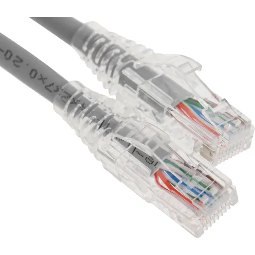 Патч-корд WRline WR-PC-RJ45-UTP-5E-0.3-GY FTP RJ-45 вил.-вилка RJ-45 кат.5E 0.3м серый LSZH (уп.:1шт)