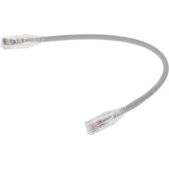 Патч-корд WRline WR-PC-RJ45-UTP-5E-0.3-GY FTP RJ-45 вил.-вилка RJ-45 кат.5E 0.3м серый LSZH (уп.:1шт)