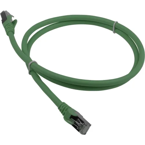 Патч-корд Lanmaster LAN-PC45/S6A-1.0-GN FTP RJ-45 вил.-вилка RJ-45 кат.6A 1м зеленый LSZH (уп.:1шт)
