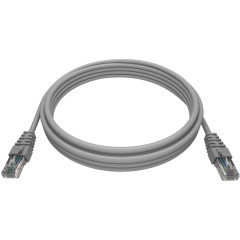 Патч-корд NTSS NTSS-PC-UTP-RJ45-5e-0.5-LSZH-GY UTP RJ-45 вил.-вилка RJ-45 кат.5E 0.5м серый LSZH 26AWG