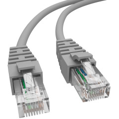 Патч-корд NTSS NTSS-PC-UTP-RJ45-5e-0.5-LSZH-GY UTP RJ-45 вил.-вилка RJ-45 кат.5E 0.5м серый LSZH 26AWG