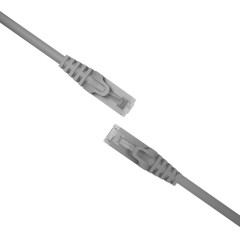Патч-корд NTSS NTSS-PC-FTP-RJ45-5e-0.5-LSZH-GY FTP RJ-45 вил.-вилка RJ-45 кат.5E 0.5м серый LSZH 26AWG