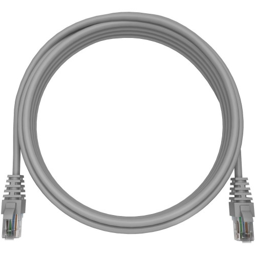 Патч-корд NTSS NTSS-PC-UTP-RJ45-6-3.0-LSZH-GY UTP RJ-45 вил.-вилка RJ-45 кат.6 3м серый LSZH 24AWG