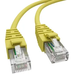 Патч-корд NTSS NTSS-PC-UTP-RJ45-5e-0.15-LSZH-YL UTP RJ-45 вил.-вилка RJ-45 кат.5E 0.15м желтый LSZH