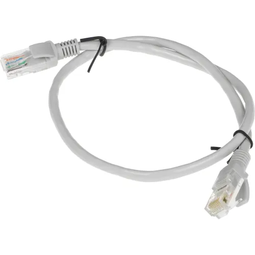 Патч-корд Rexant 18-1001 UTP RJ-45 вил.-вилка RJ-45 кат.5E 0.5м серый ПВХ
