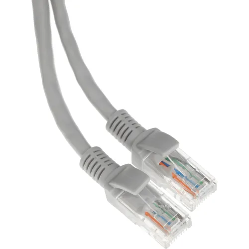 Патч-корд Rexant 18-1001 UTP RJ-45 вил.-вилка RJ-45 кат.5E 0.5м серый ПВХ